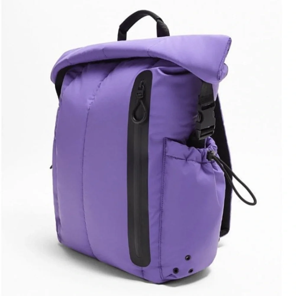 NEW Zara Purple Padded/Inflated Backpack